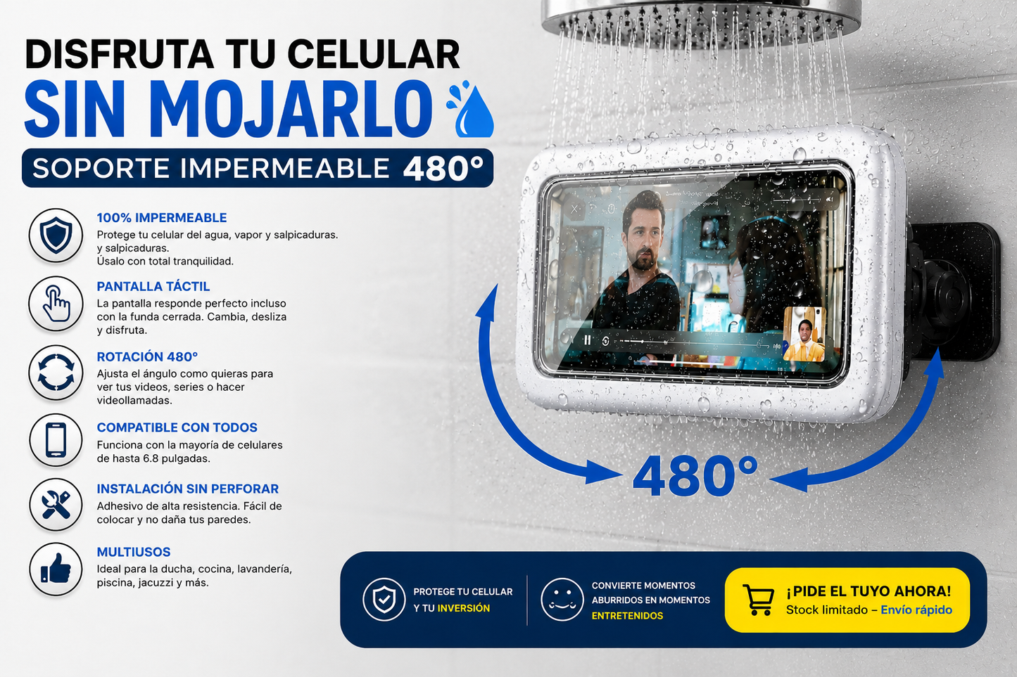 Usa tu celular sin miedo al agua