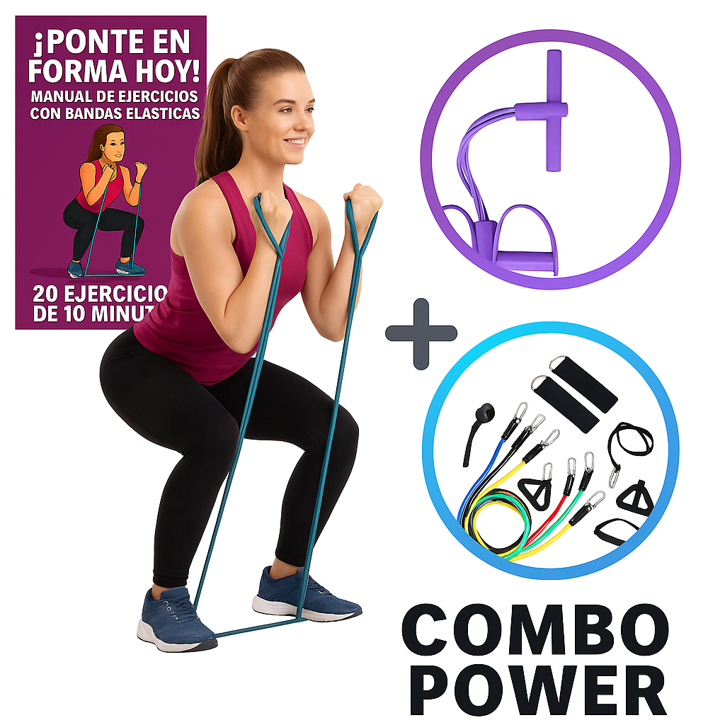 🏠 COMBO COMPLETO DE BANDAS ELÁSTICAS🔥